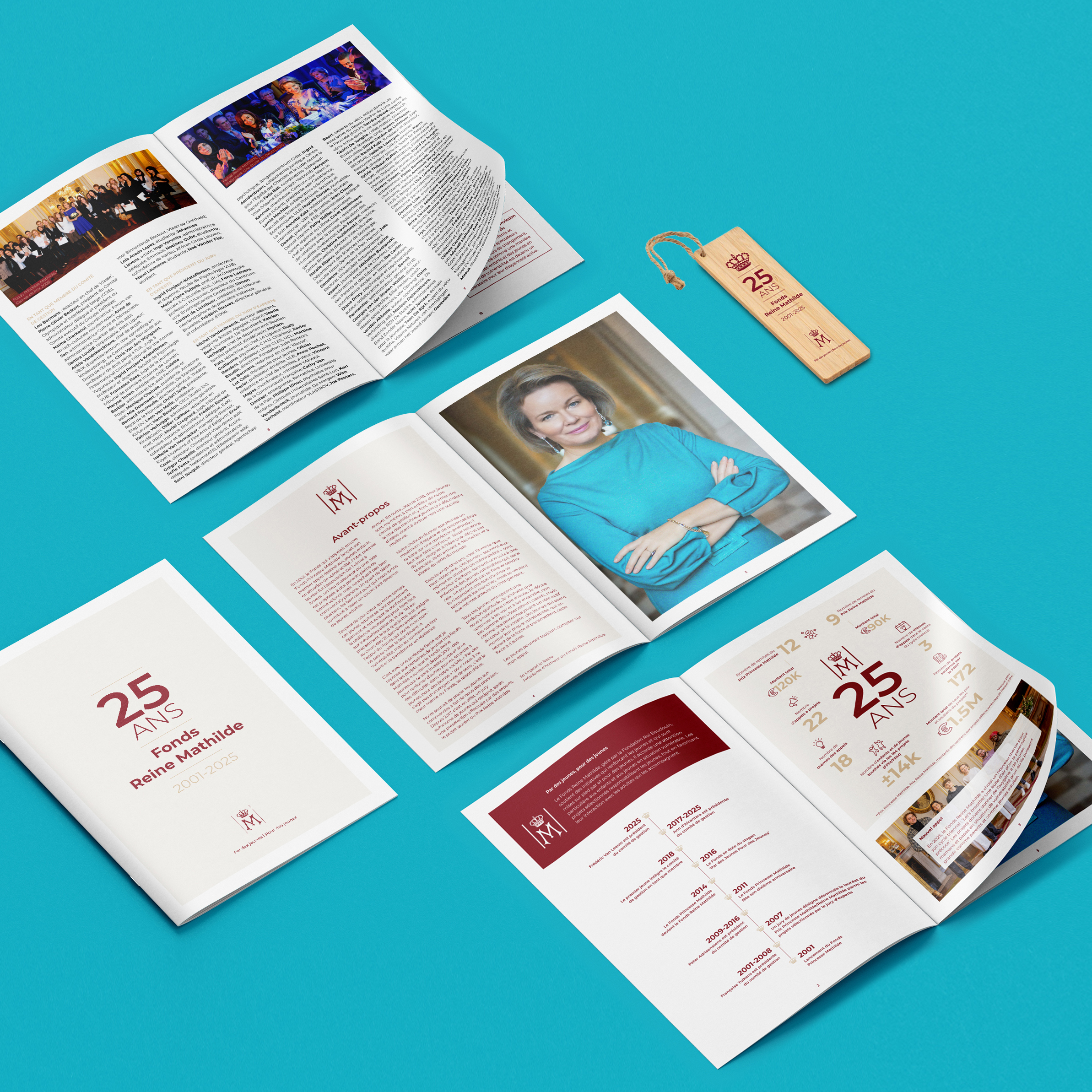 Fonds Reine Mathilde - Brochure et signet